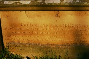 Tomb of John Gwyther