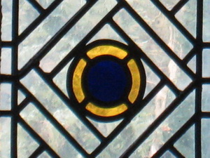 Stained glass in Blubberhouses Church